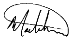 Mark Leonard Signature